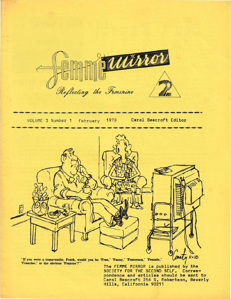 Download the full-sized PDF of Femme Mirror, Vol. 3 No. 1 (February, 1978)