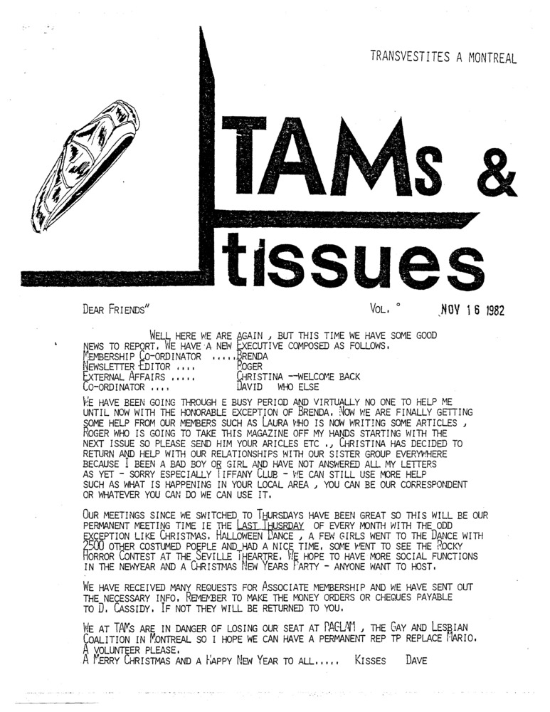 Download the full-sized PDF of TAMs & Tissues (November 1982)