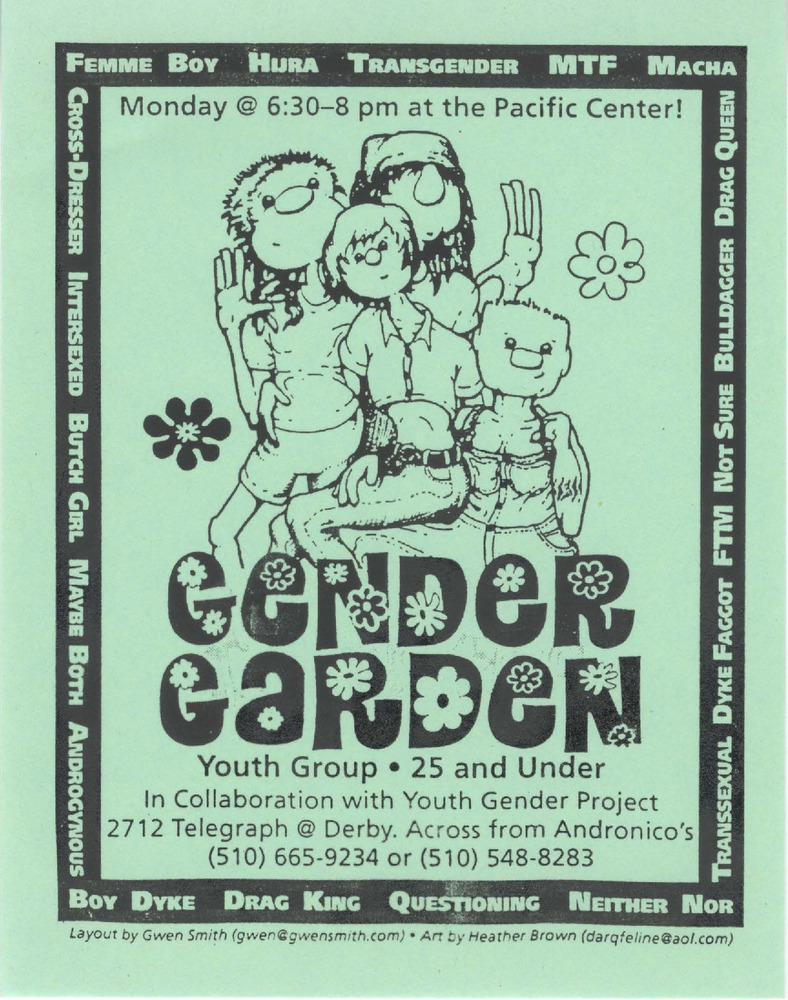 Download the full-sized PDF of Gender Garden and Chromosomes Youth Group Flyers