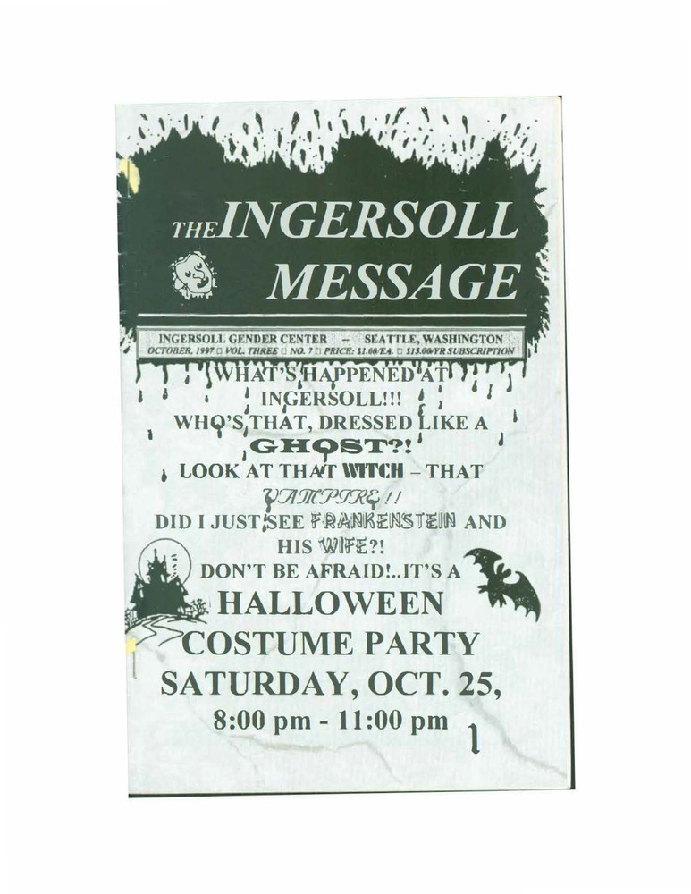 Download the full-sized PDF of The Ingersoll Message, Vol. 3 No. 7 (October, 1997)