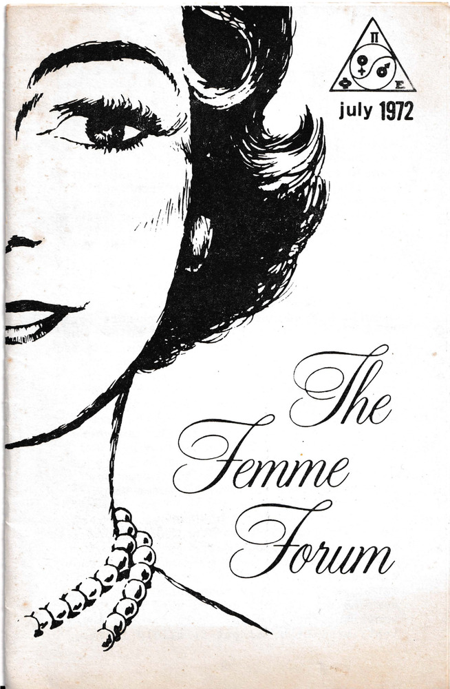 Download the full-sized PDF of The Femme Forum (July, 1972)