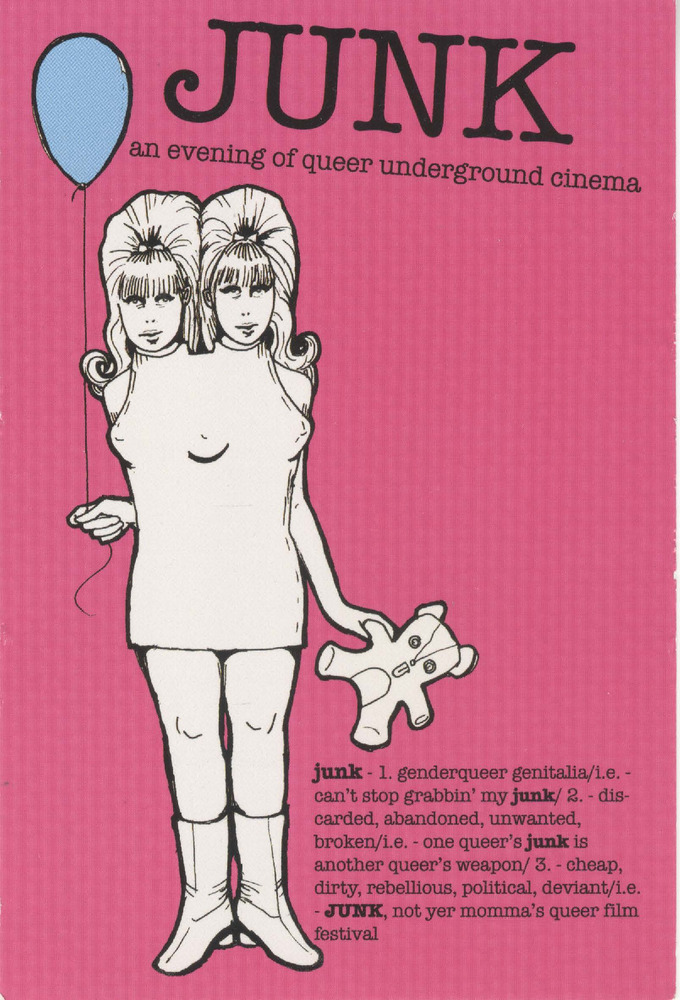 Download the full-sized PDF of Flyer for JUNK: an evening of queer underground cinema