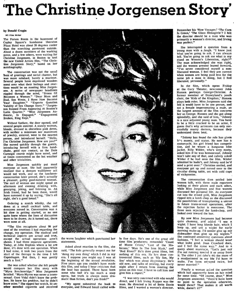 Download the full-sized PDF of 'The Christine Jorgensen Story'