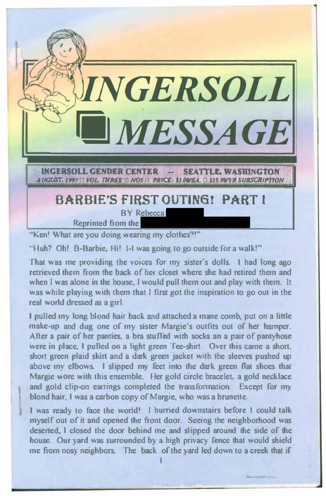 Download the full-sized PDF of The Ingersoll Message, Vol. 3 No. 5 (August, 1997)