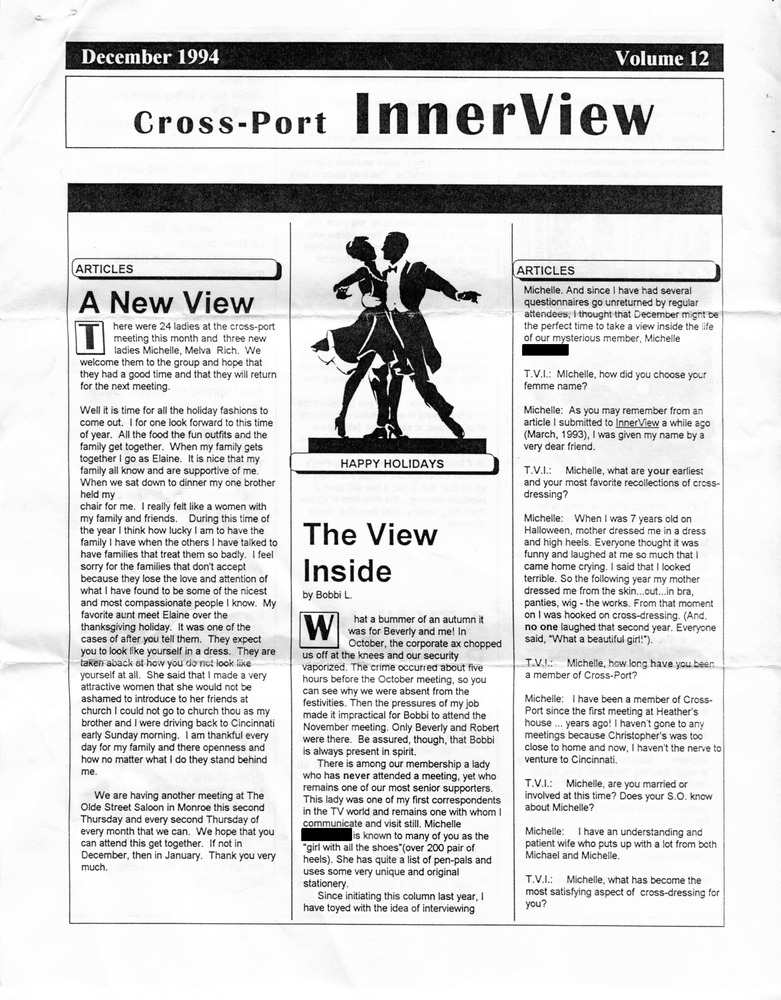 Download the full-sized PDF of Cross-Port InnerView, Vol. 10 No. 12 (December, 1994)
