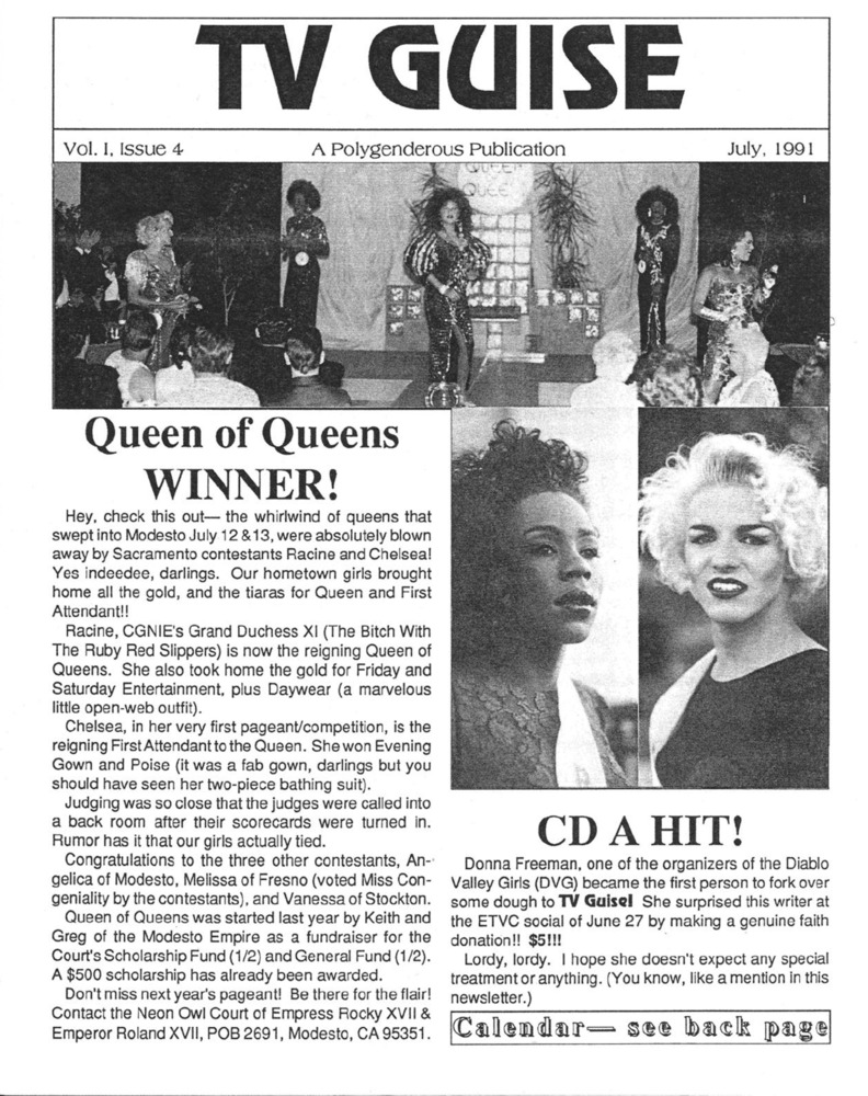 Download the full-sized PDF of TV Guise Vol. 1, Issue 4 (July, 1991)