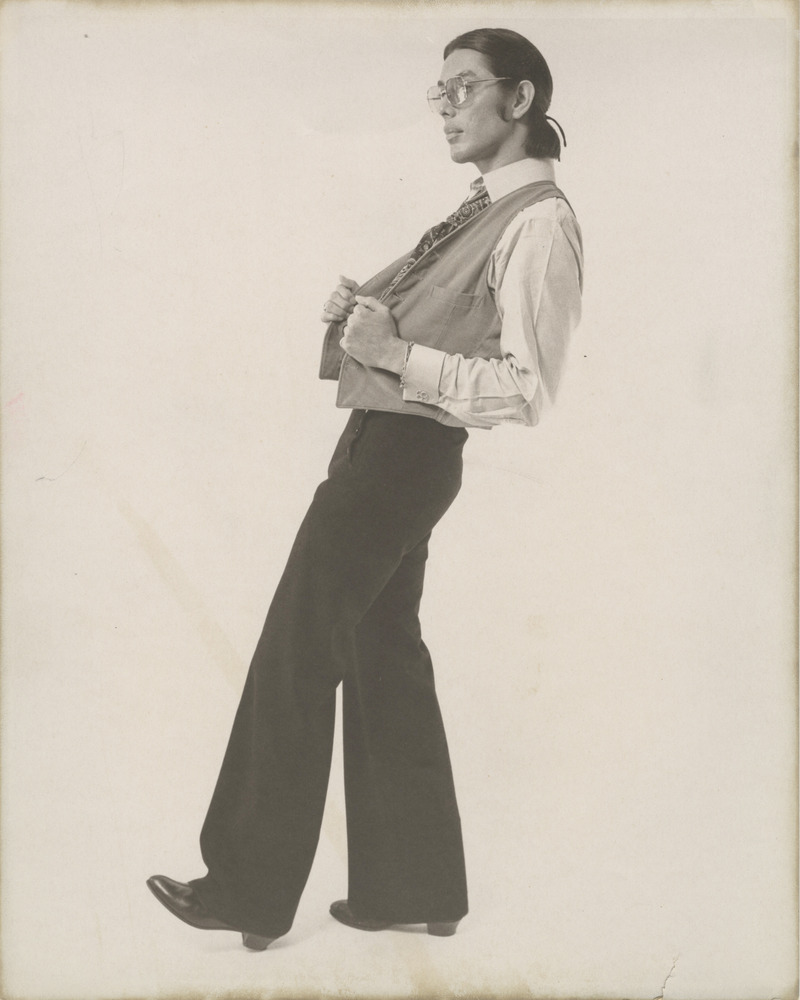 Download the full-sized PDF of Photograph of Alexis Francois in Vest and Sideways Pose