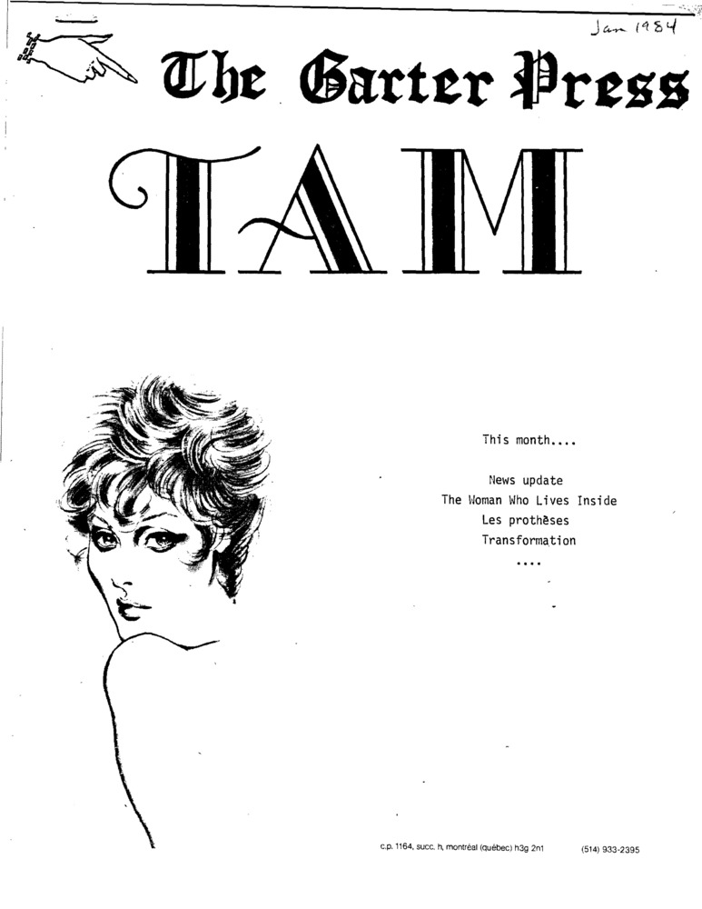 Download the full-sized PDF of TAMs & Tissues: Garter Press (January 1984)