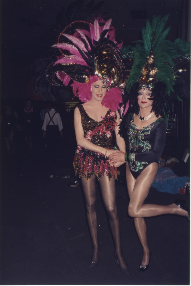 Download the full-sized image of Photograph of Alexis Francois in Showgirl Outfit