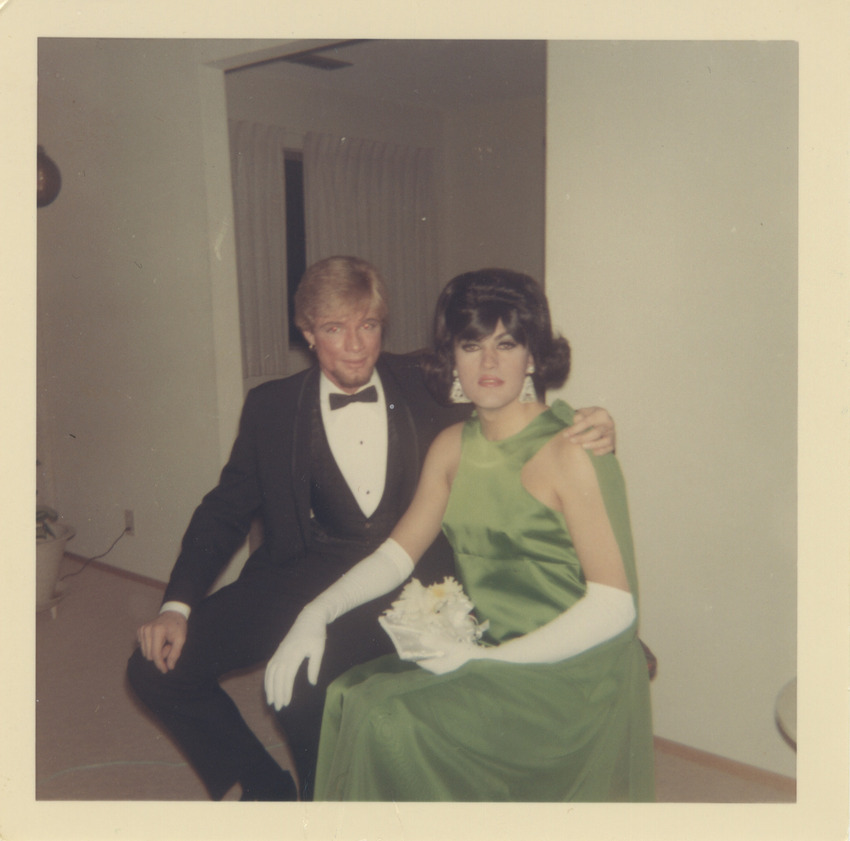 Download the full-sized image of Photograph of Couple Sitting in Black Tie Attire