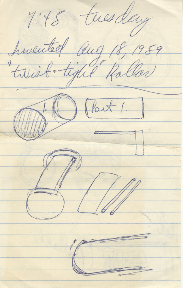 Download the full-sized PDF of Drawings of Hair and Rollers by Alexis Francois