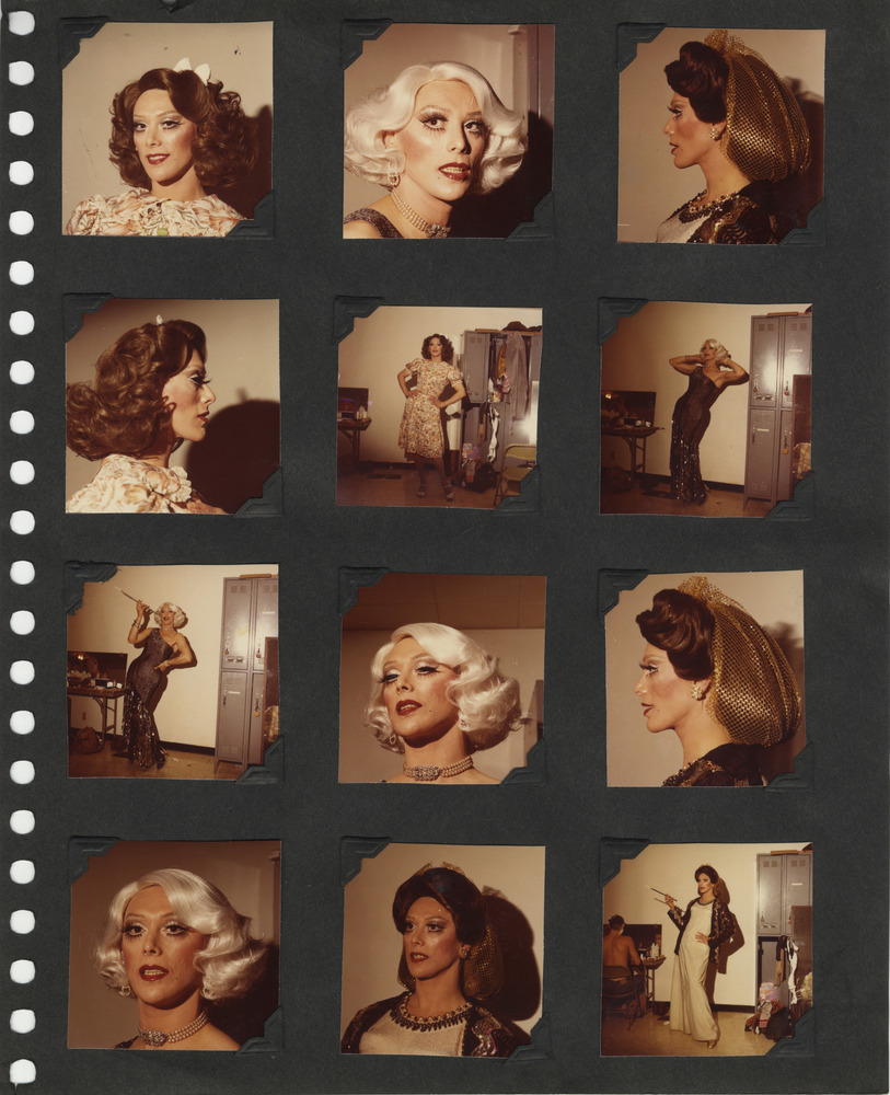 Download the full-sized image of Photographs of Alexis Francois Posing Backstage