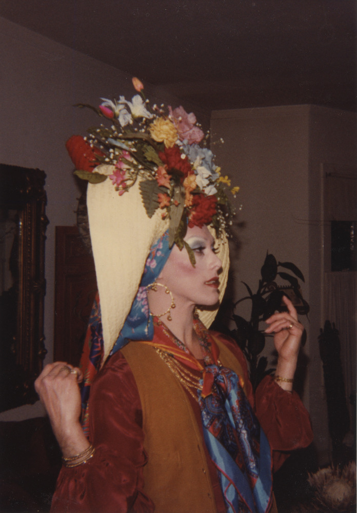 Download the full-sized image of Photograph of Alexis Francois in Flower Hat